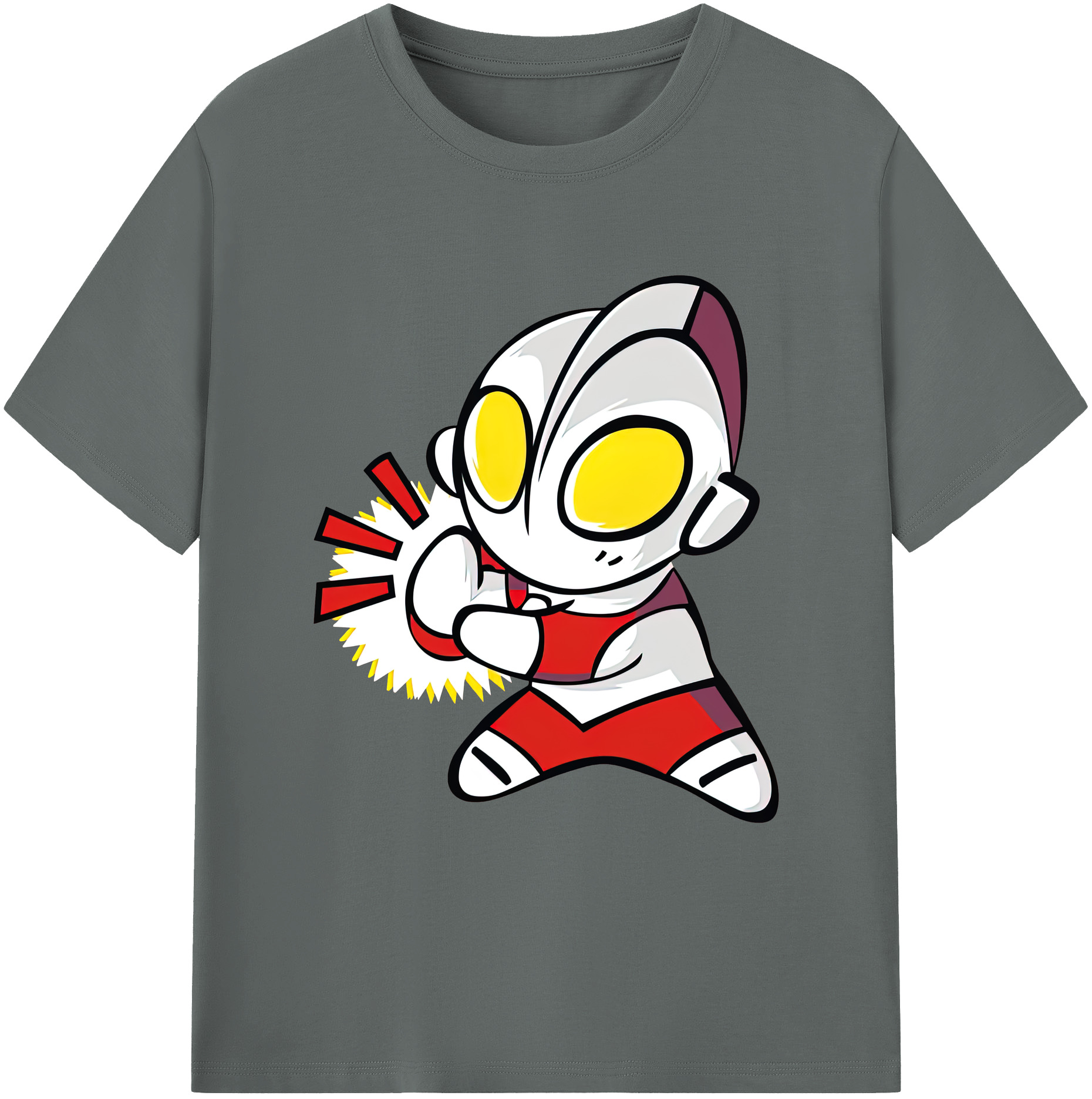 （画像用） ウルトラマン Ultraman 綿100％ メンズ半袖Tシャツ｜肌触りやわらか＆通気性
